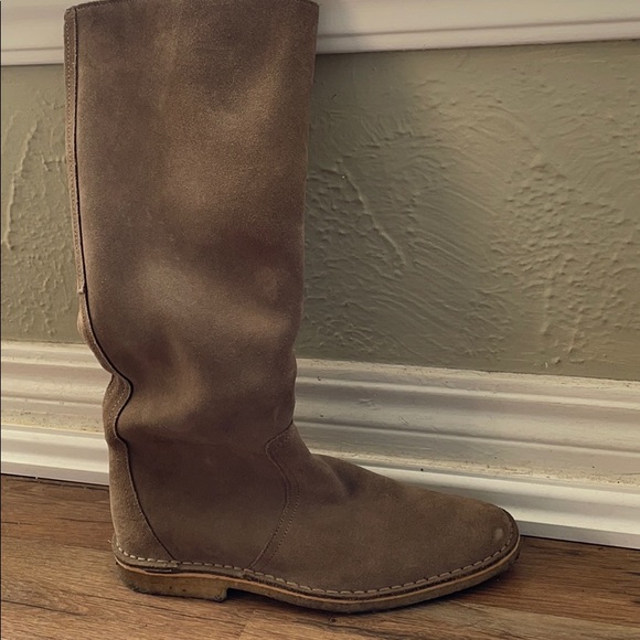 Pierre Hardy Camel Suede Gum Sole Boots / 8 - Picture 4 of 9